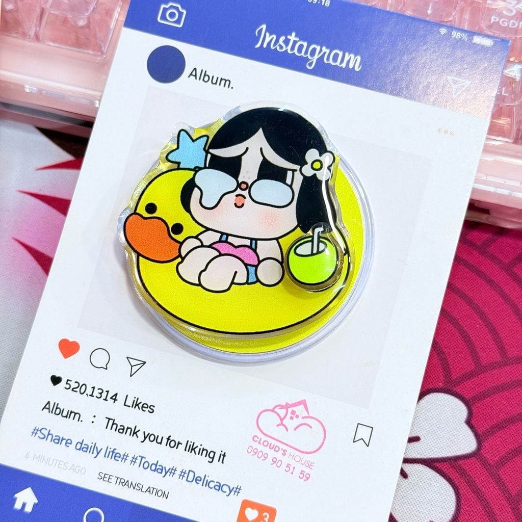 POPSOCKET Magsafe Nam Châm Hít CRY BABY Kute