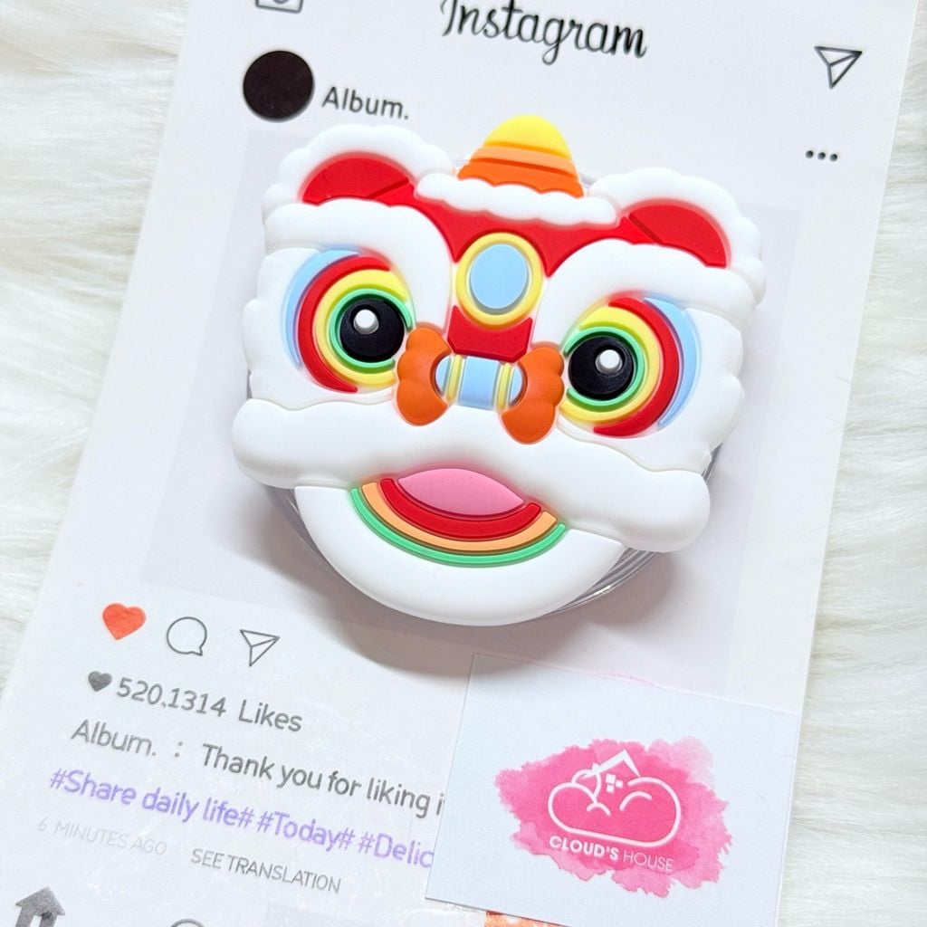 POPSOCKET Magsafe Nam Châm Hít Mẫu Mèo May Mắn Thần Tài TẾT 2026