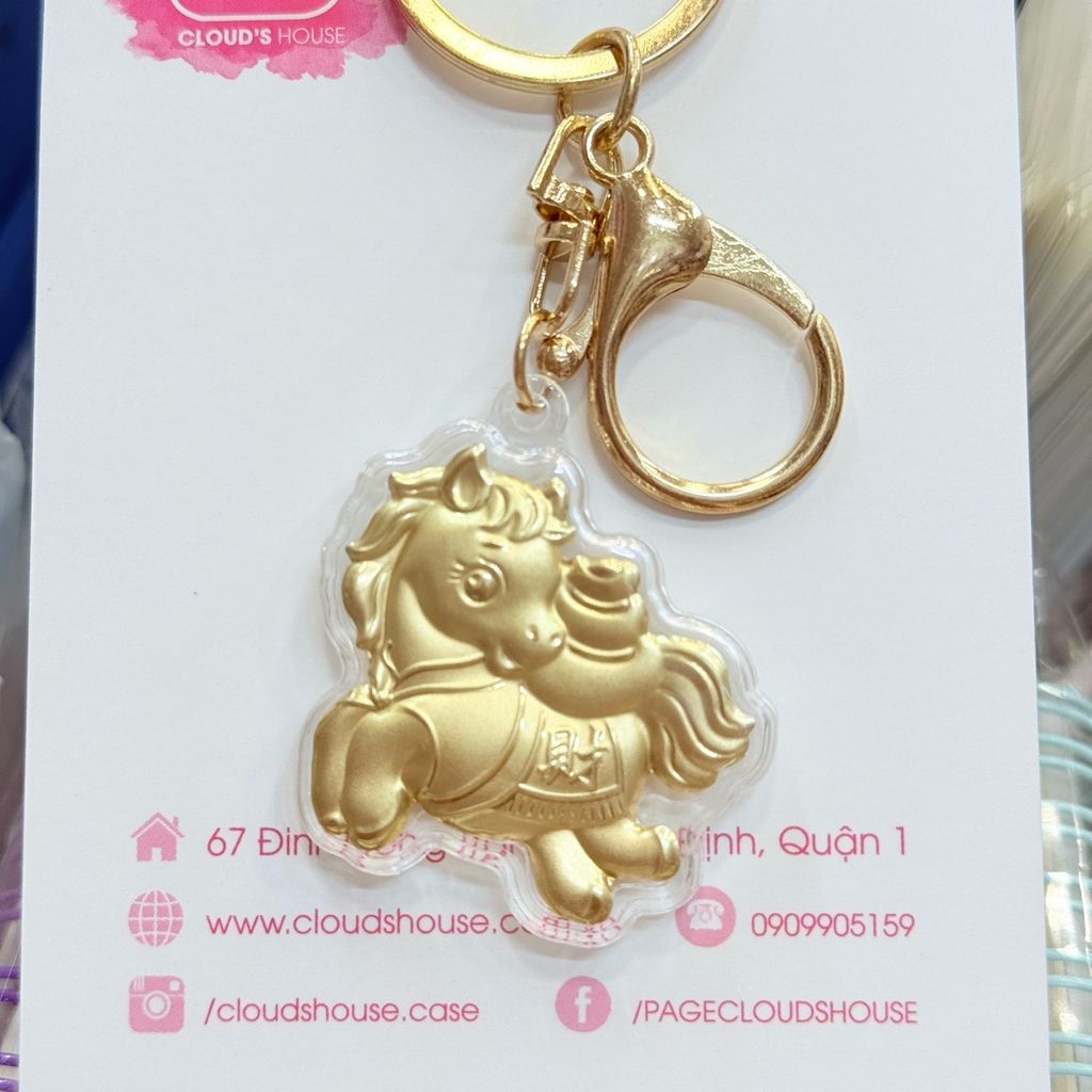 MÓC KHOÁ NGỰA VÀNG - Tết