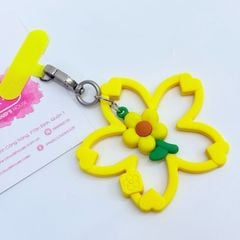 DÂY CHARM HOA Silicone R.E.P CaseTify CHỐNG BẨN kèm charm nhiều màu sắc
