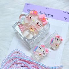 COMBO BẢO VỆ CÓC CÁP SẠC HELLO KITTY