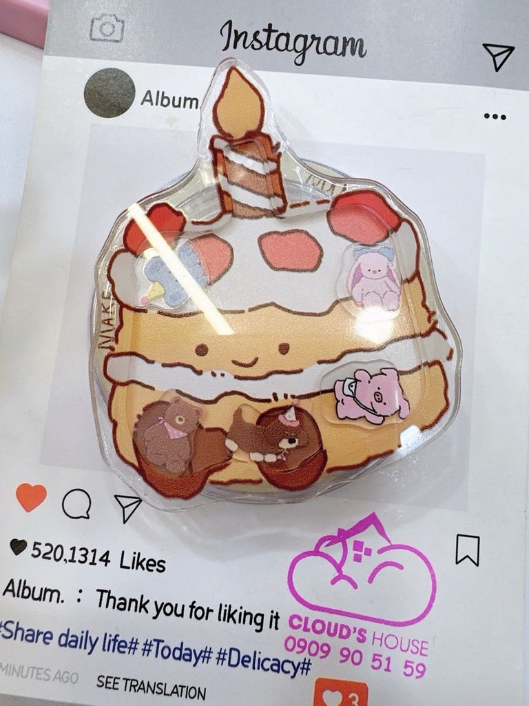 POPSOCKET Magsafe Nam Châm Hít Mẫu Đồ Ăn