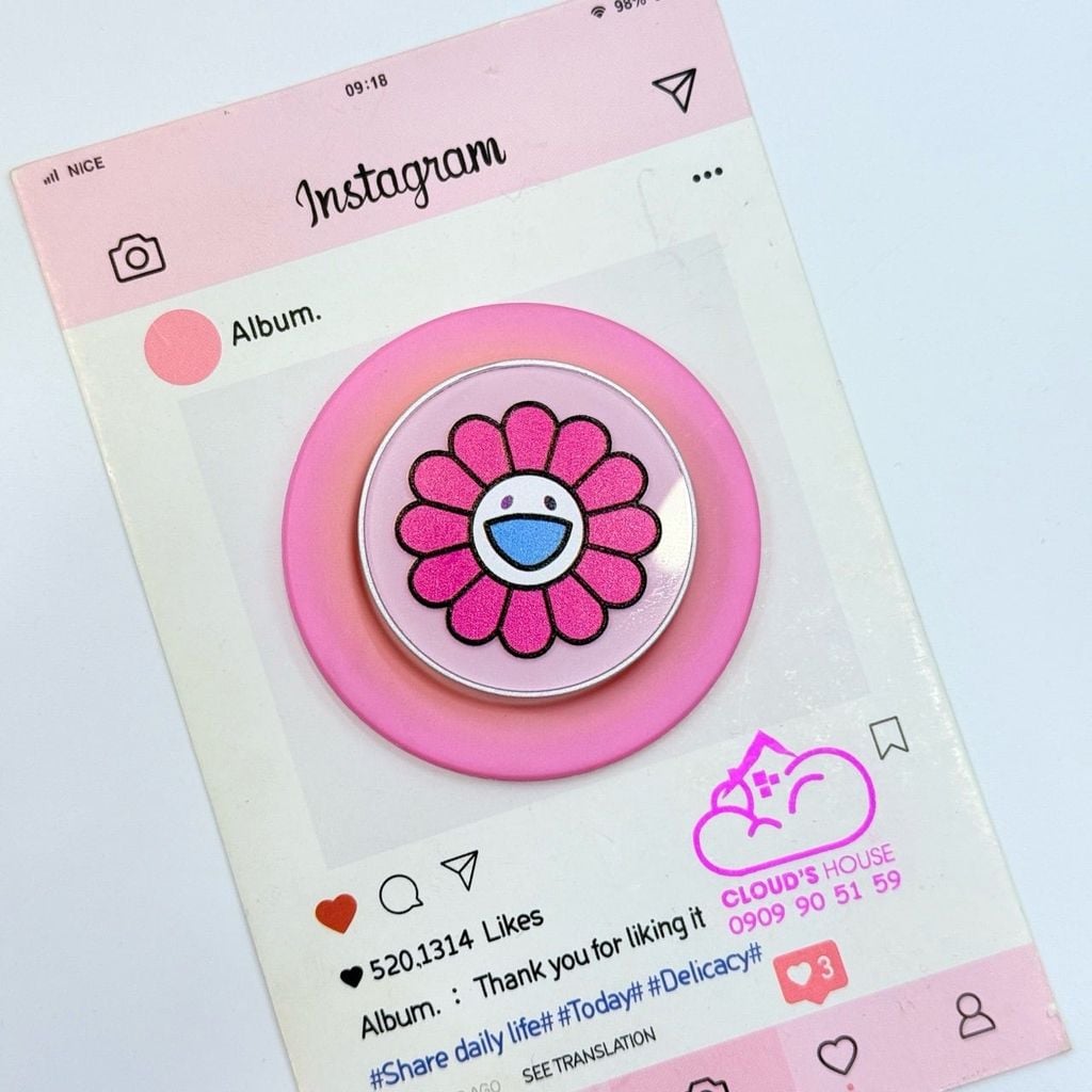POPSOCKET Magsafe Nam Châm Hít Mẫu BÔNG HOA