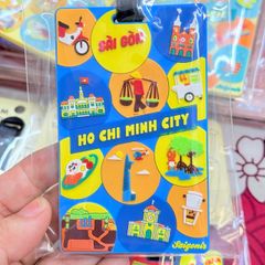 Thẻ Treo Hành Lý Vali Nhựa Dẻo PVC Luggage Tag Hình Ảnh Việt Nam Quà Lưu Niệm