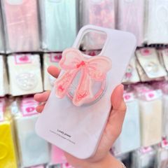 Case Ốp điện thoại iPhone Lovely Power Hồng iPhone 13/14/15/16/Pro/Promax