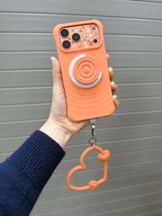 Case Ốp Điện thoại iPhone Casetify Ripple Case Cam - Orange Magsafe Basic iPhone 17/16/15Pro/Promax