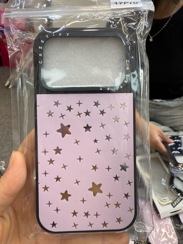 Case Ốp Điện thoại iPhone CaseTify Ngôi Sao Nền Hồng