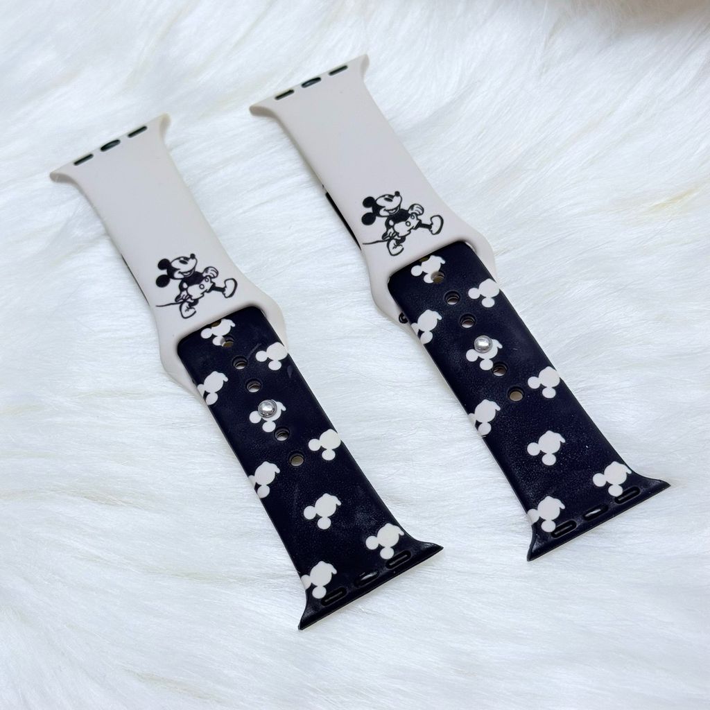 Dây Apple Watch Silicone Họa tiết HELLO KITTY chống bẩn