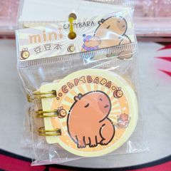 Sổ Tay - Sổ Lò Xo nhiều mẫu Capybara Dễ Thương Cho bé (ĐÀI LOAN)