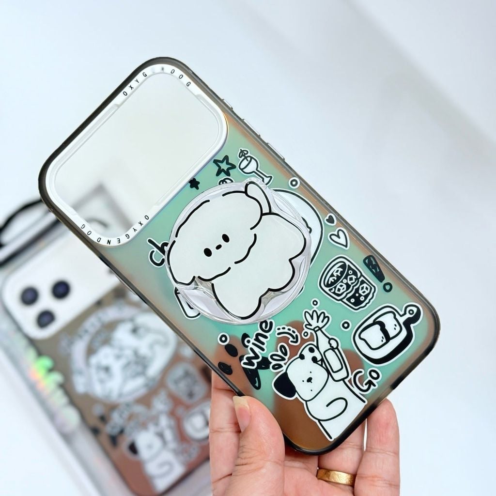 Case Ốp Điện thoại iPhone Oxygen Dog - Magsafe Basic iPhone 17/16/15Pro/Promax