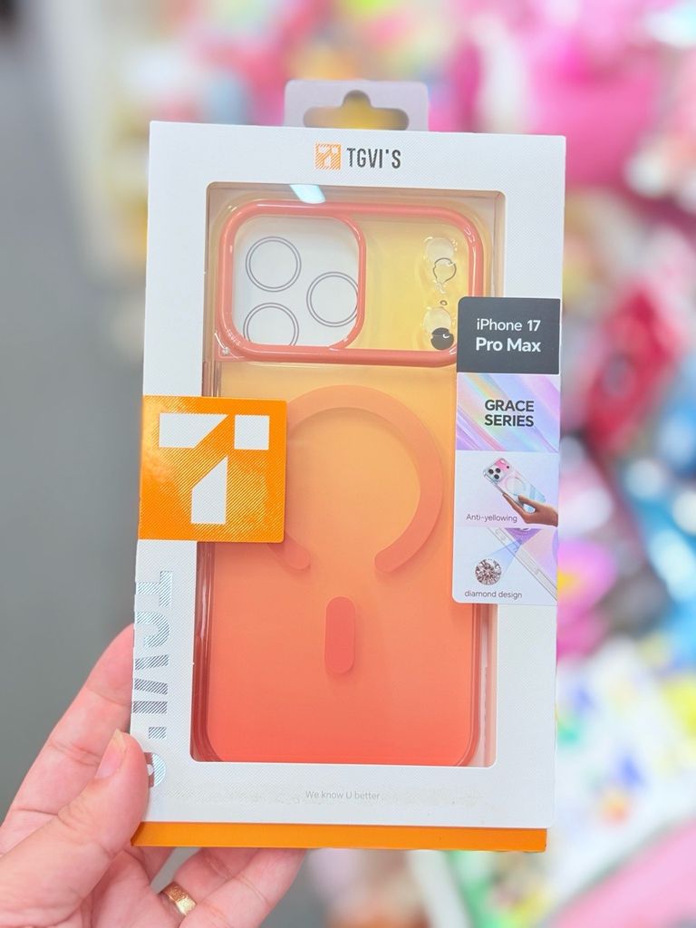 Case Ốp điện thoại iPhone TGVI'S Magsafe Trong Nhám Hologram iPhone 16/Pro/Promax