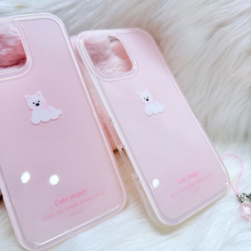 Case Ốp điện thoại iPhone Chó Cute Puppy iPhone 13/14/15/16/Pro/Promax