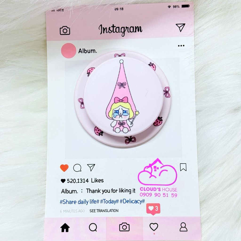 POPSOCKET Magsafe Nam Châm Hít CRY BABY Kute