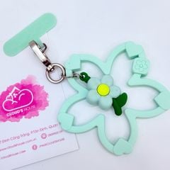 DÂY CHARM HOA Silicone R.E.P CaseTify CHỐNG BẨN kèm charm nhiều màu sắc