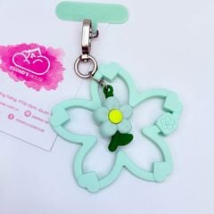 DÂY CHARM HOA Silicone R.E.P CaseTify CHỐNG BẨN kèm charm nhiều màu sắc
