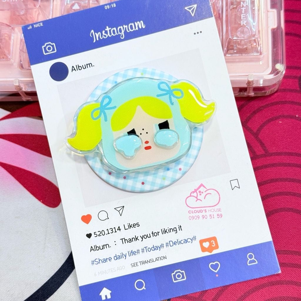 POPSOCKET Magsafe Nam Châm Hít CRY BABY Kute