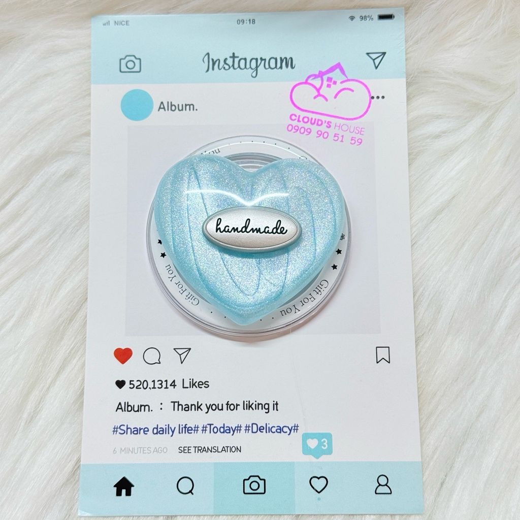 POPSOCKET Magsafe Nam Châm Hít Hình Trái Tim