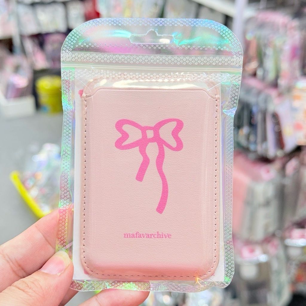 Leather Wallet Magsafe - Họa Tiết Dễ Thương