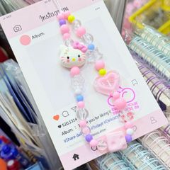 Dây đeo điện thoại ngắn Hello Kitty charm Kute (Quảng Châu, Thái Lan)