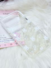 Case Ốp điện thoại iPhone Bling Bling ánh tim bé Thỏ kute viền camera lấp la lấp lánh iPhone 13/14/15/16/17Pro/Promax