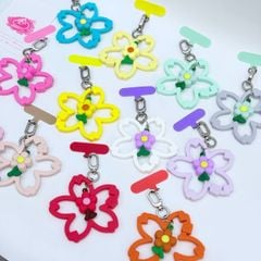 DÂY CHARM HOA Silicone R.E.P CaseTify CHỐNG BẨN kèm charm nhiều màu sắc