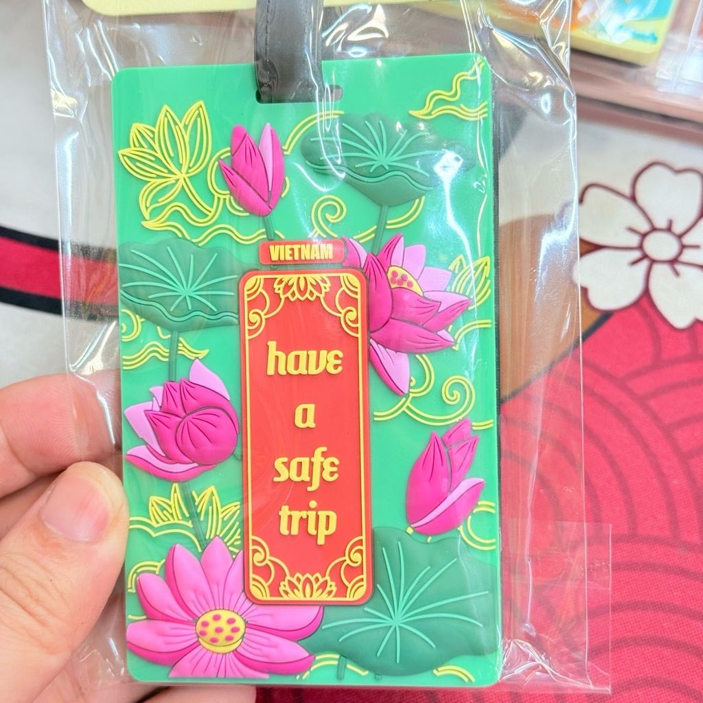 Thẻ Treo Hành Lý Vali Nhựa Dẻo PVC Luggage Tag Hình Ảnh Việt Nam Quà Lưu Niệm