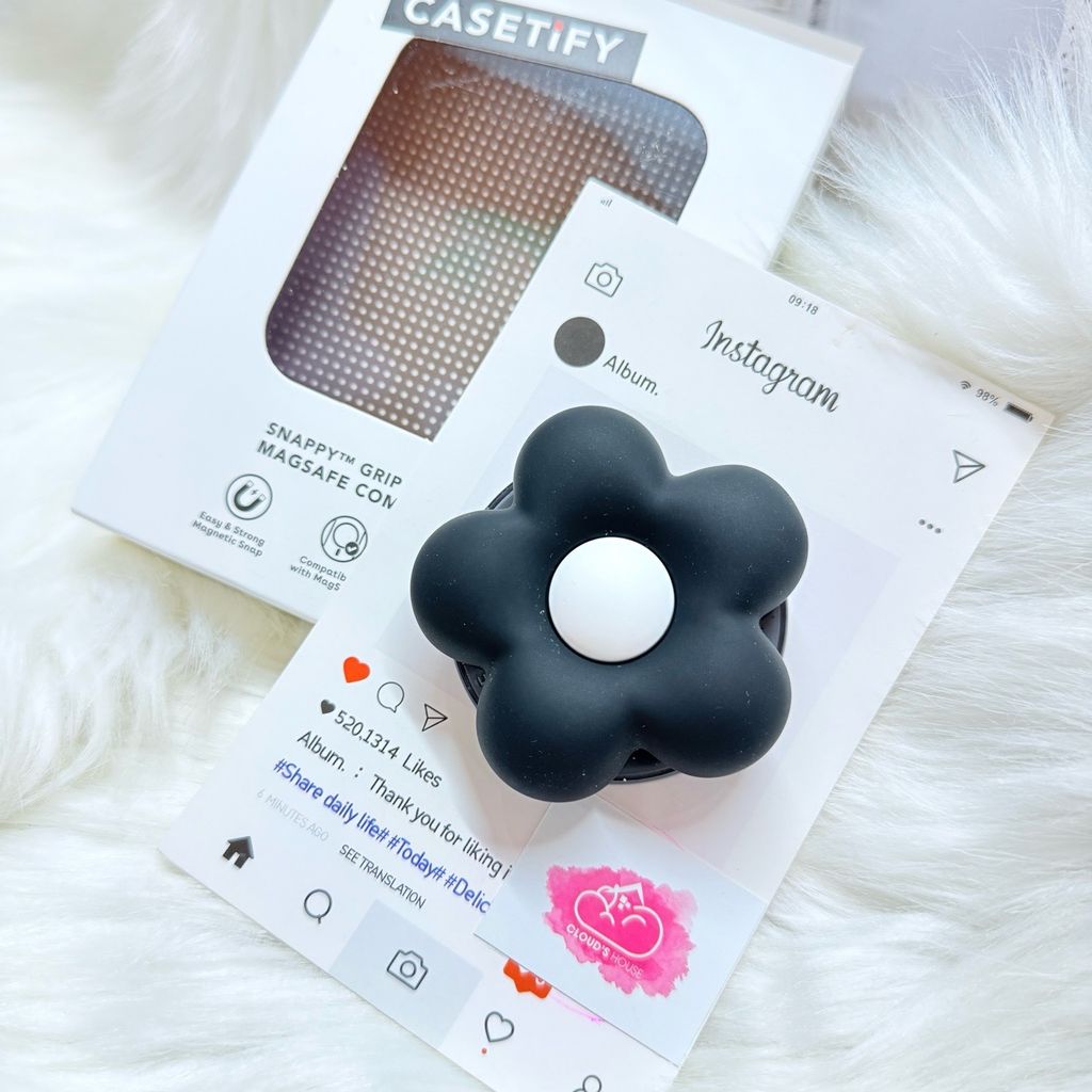 POPSOCKET Magsafe Nam Châm Hít CaseTify BÔNG HOA đê Chữ C