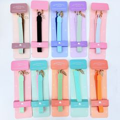 DÂY BI CHARM DẸP 2 MẶT 2 MÀU Silicone CHỐNG BẨN kèm charm