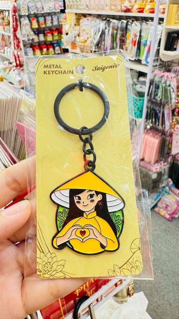 Móc Khoá/ Móc Treo Metal Keychain thuần Việt Trang Trí Quà Lưu Niệm Việt Nam
