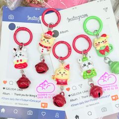 Móc Treo điện thoại, phụ kiện túi xách Giáng sinh Noel mẫu 2 charm