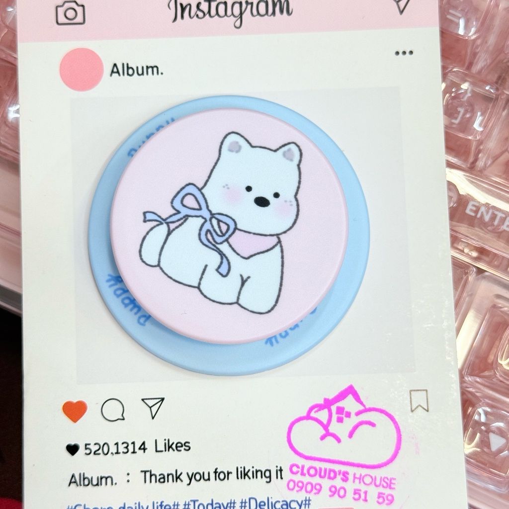 POPSOCKET Magsafe Nam Châm Hít CHÓ - MÈO Kute
