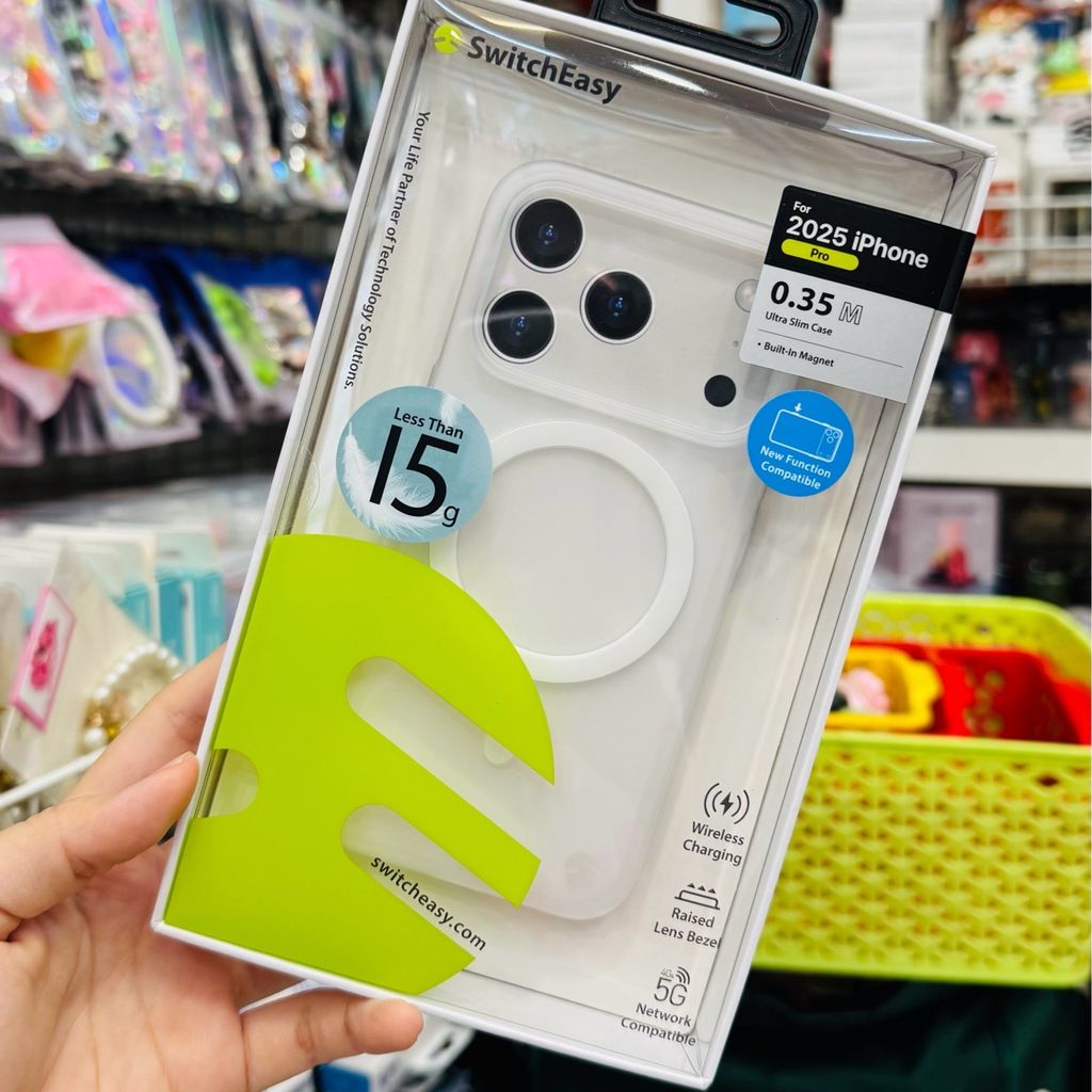 Case Ốp điện thoại iPhone Switcheasy Ultra Slim Nhám Lụa Siêu Mỏng Magsafe 0.35mm 16/Plus/Pro/Promax