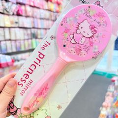 Gương Cầm Tay Trang Điểm Hello Kitty