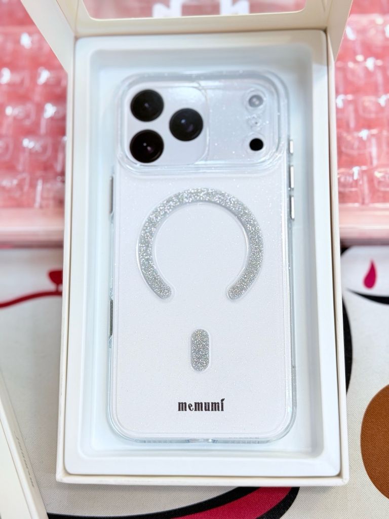 Case Ốp điện thoại iPhone MEMUMI Trong Ombre Bling Bling CASE Magsafe Trong Chống Shock iPhone 16Promax/ 17Promax