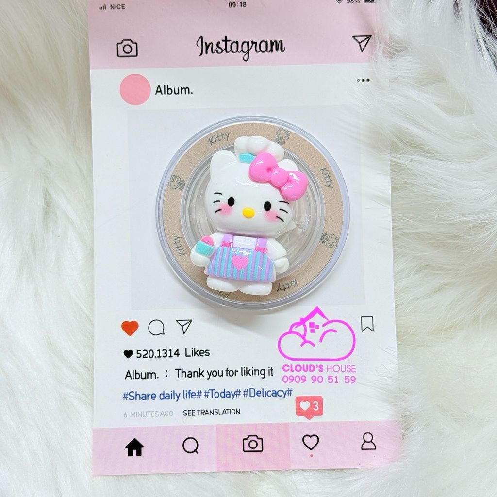 POPSOCKET Magsafe Nam Châm Hít Hello Kitty Kute