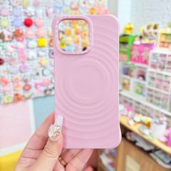 Case Ốp Điện thoại iPhone Casetify Ripple Case Màu Hồng - Primrose Pink Magsafe Basic iPhone 17/16/15Pro/Promax