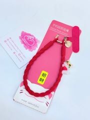 DÂY Xoắn Thú Cartoon Silicone Chất CHỐNG BẨN kèm charm nhiều màu sắc