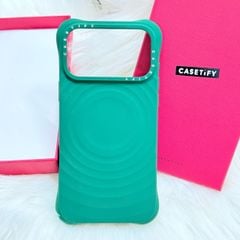 Case Ốp Điện thoại iPhone Casetify Ripple Case Xanh Lá - Emerald Green Magsafe Basic iPhone 17/16/15Pro/Promax