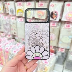 Case Ốp Điện thoại iPhone Hoa Cười Nền Hồng x Murakami Flower Mirror CaseTify iPhone 17/16/Promax