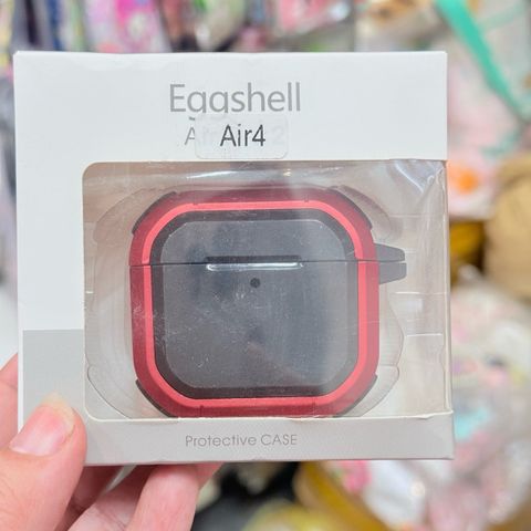 COVER AIRPOD 4 EGGSHELL PROTECTIVE CASE FORM TRÒN (NHIỀU MÀU)