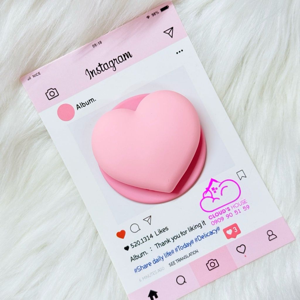 POPSOCKET Magsafe Nam Châm Hít Hình Trái Tim