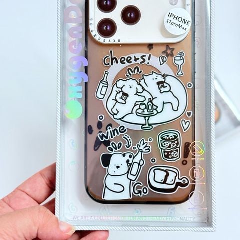 Case Ốp Điện thoại iPhone Oxygen Dog - Magsafe Basic iPhone 17/16/15Pro/Promax