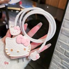 COMBO BẢO VỆ CÓC CÁP SẠC HELLO KITTY