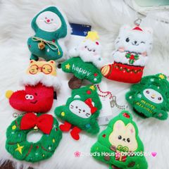 Móc Khóa Gấu Bông Giáng Sinh