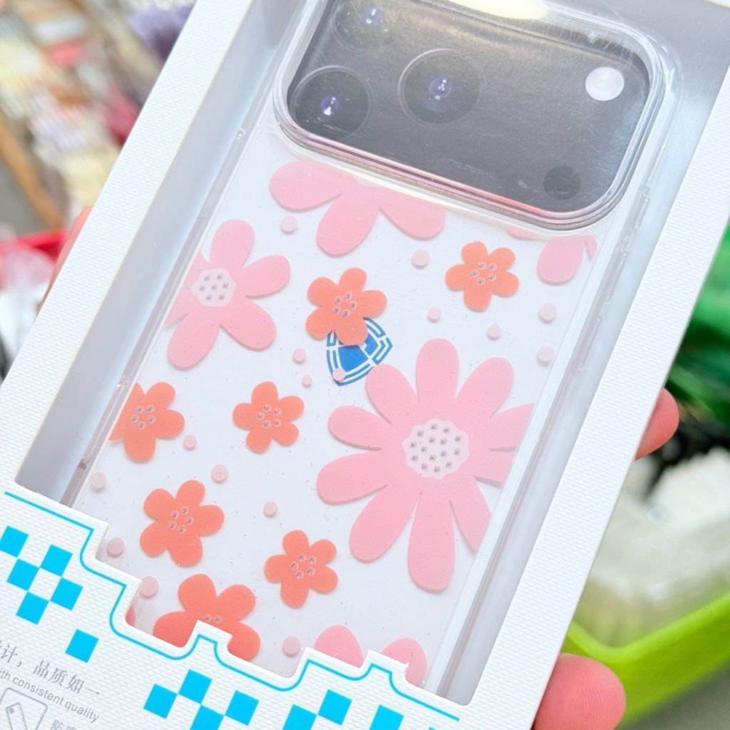 Case Ốp điện thoại iPhone DFANS Hoa Nhiều Mẫu Chống Shock iPhone 16/17/Pro/Promax