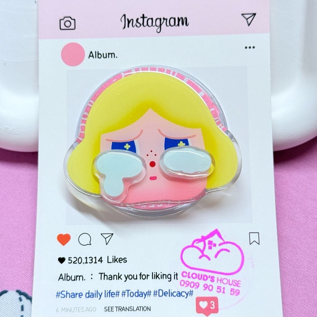 POPSOCKET Magsafe Nam Châm Hít CRY BABY Kute