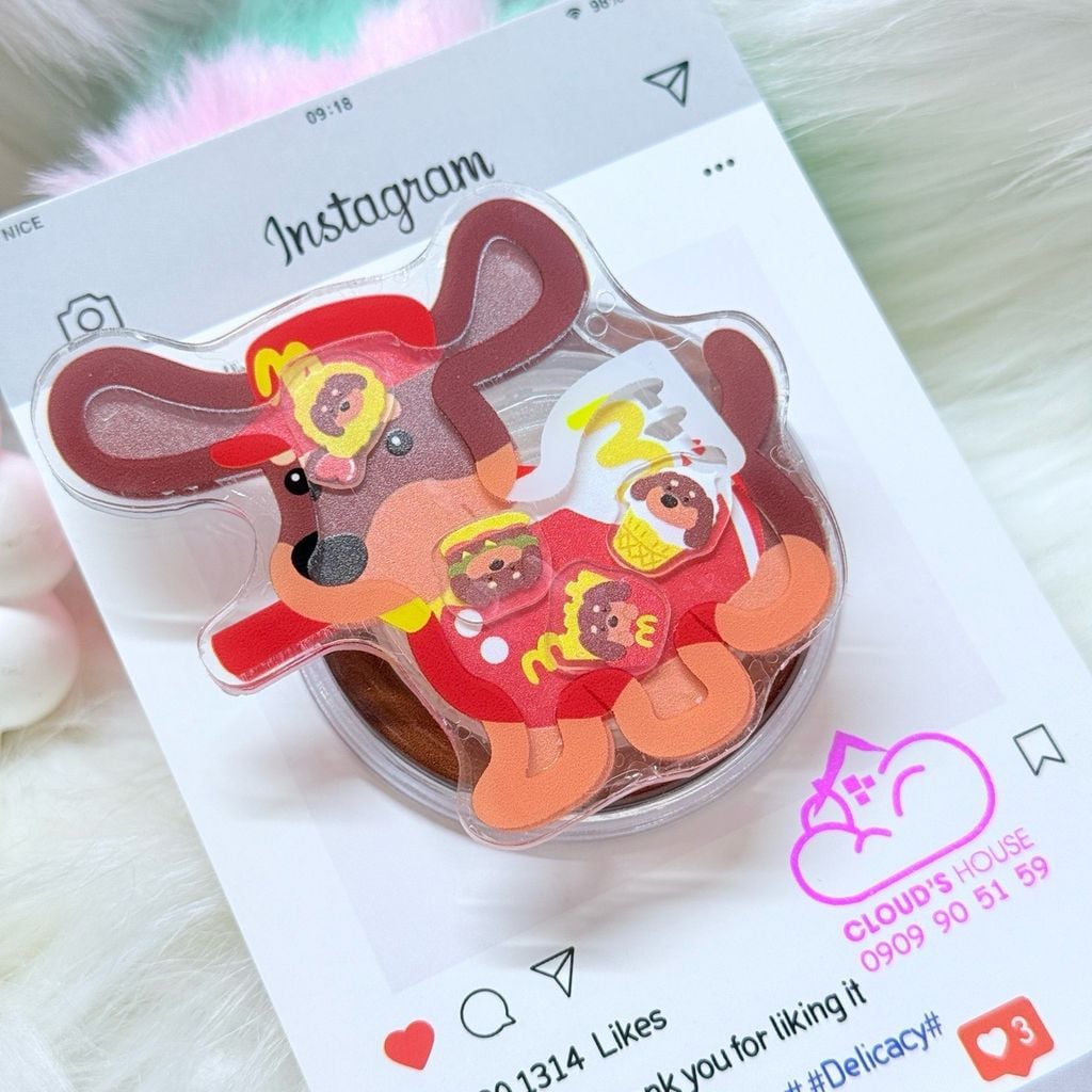 POPSOCKET Magsafe Nam Châm Hít CHÓ - MÈO Kute