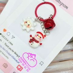 Móc Treo điện thoại, phụ kiện túi xách Giáng sinh Noel mẫu 2 charm