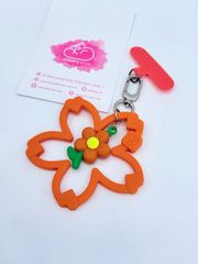 DÂY CHARM HOA Silicone R.E.P CaseTify CHỐNG BẨN kèm charm nhiều màu sắc