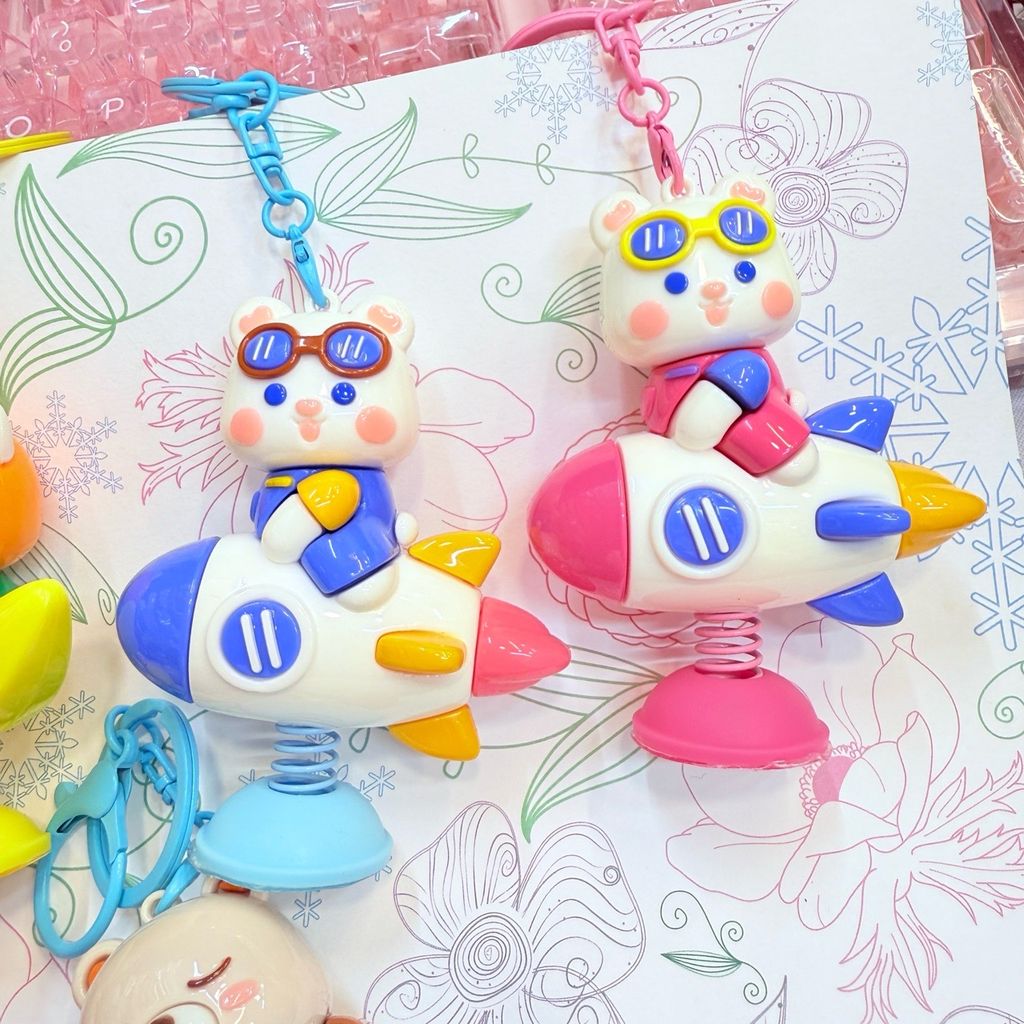 MÓC KHÓA LÒ XO NHÚN KUTE